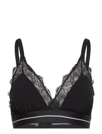 Love Lace Lingerie Bras & Tops Soft Bras Triangle Bras Svart Love Stories