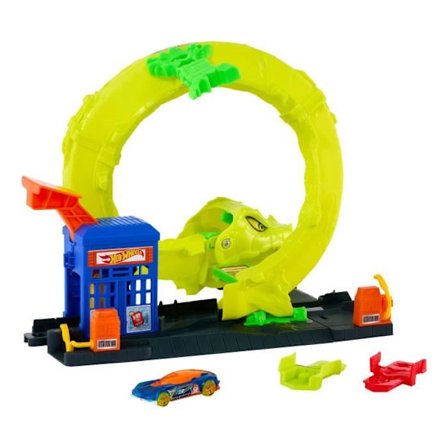 Hot Wheels - Loopande ormset med gjuten bil - Hot Wheels - JBM63