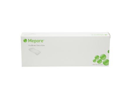 Mepore Selvheftende kompress, Steril, 9 x 30 cm, 30 stk.