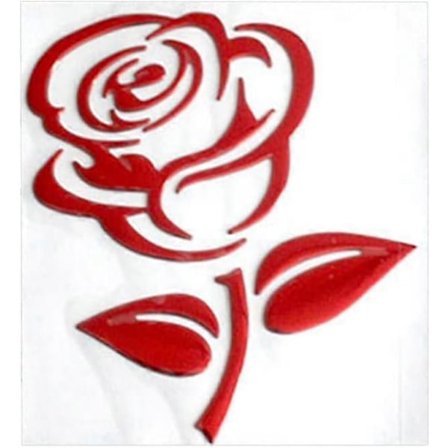 3D-autotarrat ja -teippaukset, 3D-ruusun kukka -autotarrat autoihin