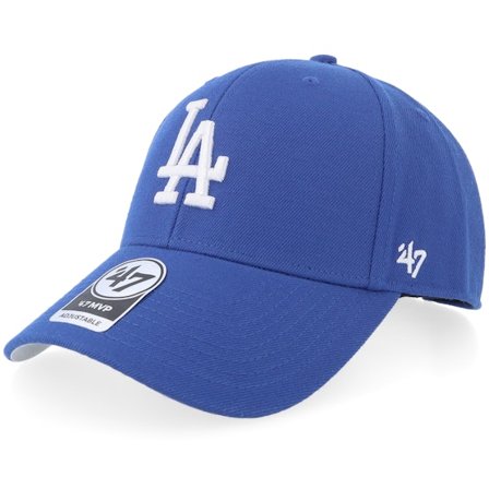 47 Brand - MLB Bleu adjustable Casquette - Los Angeles Dodgers Mvp Royal Blue/White Adjustable @ Hatstore