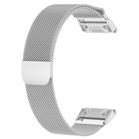 Rem, der passer til Garmin Fenix 7 7X 7S 6 6X 6S Forerunner 955 255, metal magnetisk armbåndsurrem