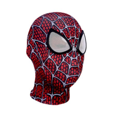Spider-man Cosplay Mask Unisex Barn Huvudbonader Halloween Prop Z