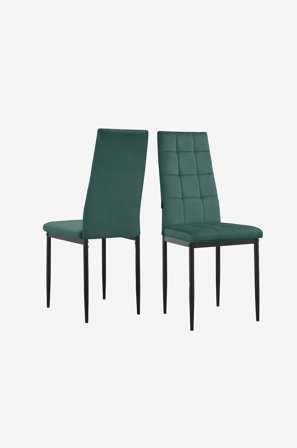 Loft24 - Ruokailutuoli 2-pack Becca - Vihreä - Tuolit - - Homeroom