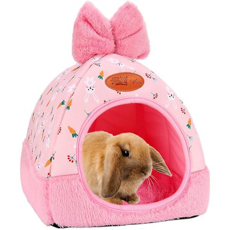 Kaninseng varmt marsvinhule Seng søt kaninhus og skjult bur Kanin marsvin Dragekatt og andre små dyr