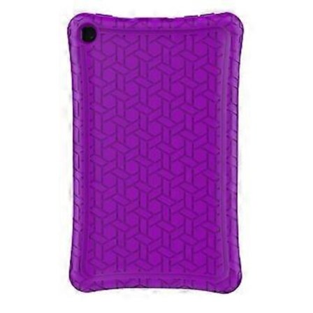 1 stk Silikonetui Læretui Fallbestandig Beskyttende Klar Farge Kompatibel For Kindle Fire Hd8 2016 2017 Lilla