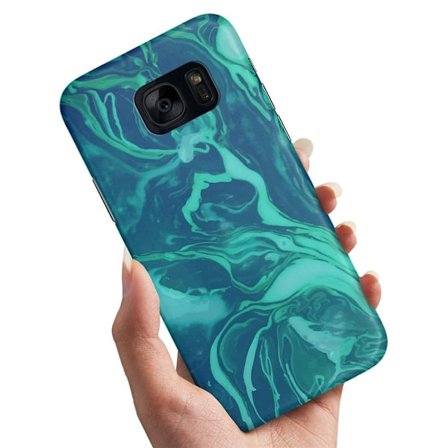 Cover / Mobilcover til Samsung Galaxy S7 - Marmor