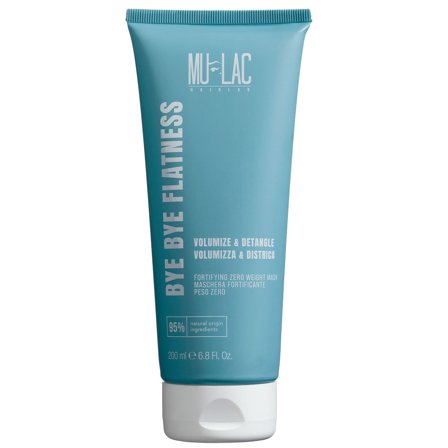 Mulac Hairlab BYE BYE FLATNESS Fortifying Zero Weight Mask 200ml - Maschera Volumizzante Capelli