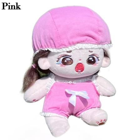 Uudet söpöt vaatteet 15 cm nukkepyjamat PINK Pink
