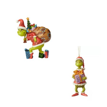 2 stk. Grinch Harpiks Julepynt Kreativ Juletræ