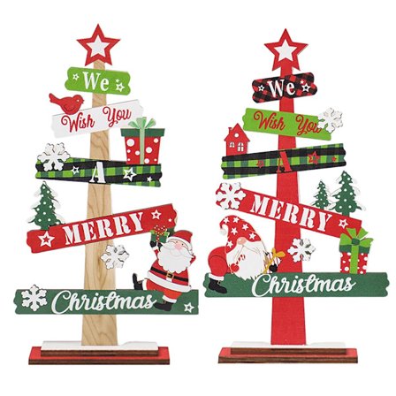 Christmas Decoration Hanging Wooden Pendant Door Christmas Wooden Ornaments Hanging Pendants Home Ornament