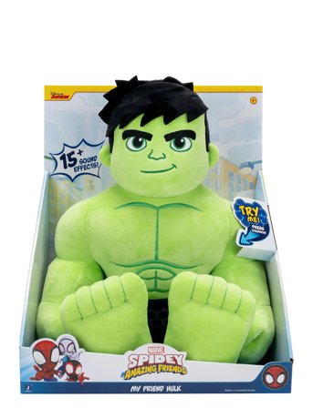 Hulk Spidey My Friend Hulk Feature Plush - Green - ONE SIZE