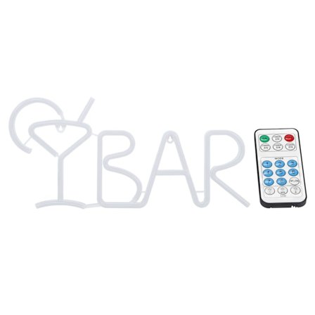 BAR Bokstaver Formet LED Neonlys Skilt Lys for Fest Bar Hjeminnredning Flerfarget