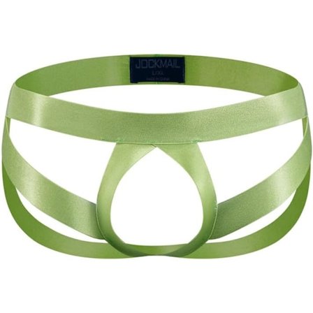 2025 Seneste Model Super Stretch Jockstraps Herre Undertøj Thong Herre G-streng Grøn1 Large-X-Large