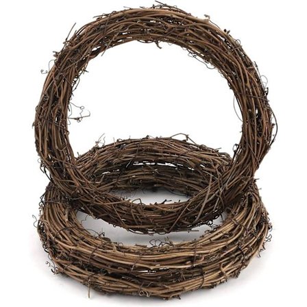 3 stk 20 cm retro julekrans grenkrans for DIY vinranke