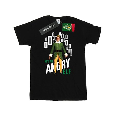 Elf Herr Angry Elf T-shirt S Svart