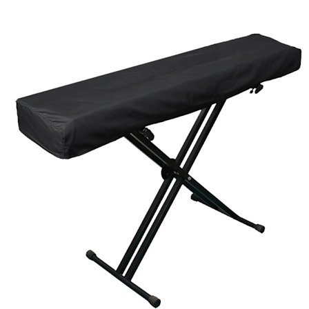 Tastatur støvdeksel digitalt piano støvdeksel - passer til de fleste 88-tangenters elektriske/digitale pianoer utvidbart tastatur støvdeksel