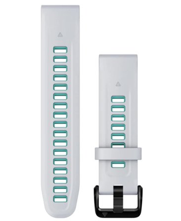 Garmin QuickFit 20 Silicone Whitestone/Akvamarin