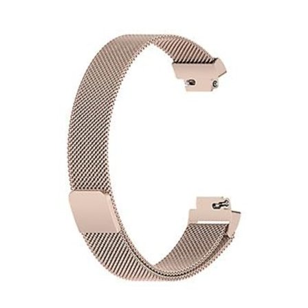 Milanese Armband till Fitbit Inspire 2, Storlek L (Champagne Guld)