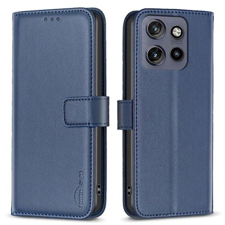 BINFEN COLOR Motorola Edge 50 Neo 5G Wallet cover - Blue