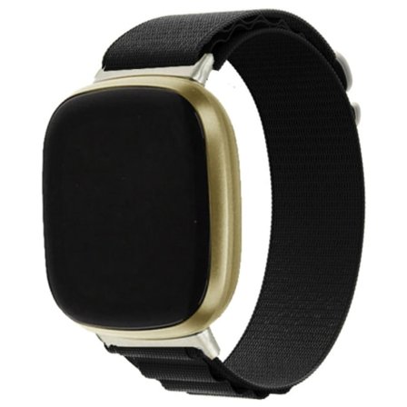 För Fitbit Versa 3 / Sense Universal Loop Nylon Watch Band