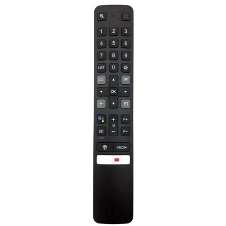 20 cm lang Smart TV Bluetooth-kompatibel stemmefjernbetjening til TCL RC901V FMR1 Home Automation Devices null - A
