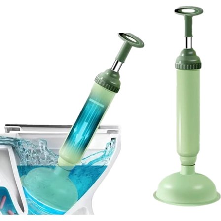 Toilet stempel, 2025 ny afløbsrenser højtryks toilet stempel, luft afløbsrenser VVS værktøj til tilstoppede badeværelsesrør