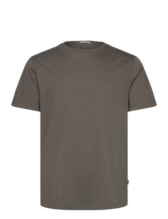 Mercerized Cotton Tee S/S Brown Lindbergh Black