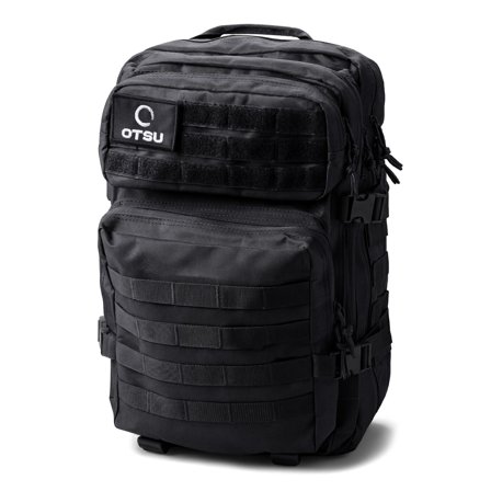 Expedition | Zaino tattico modulare nero da 40L con spazio per patch per uomini - Zaini