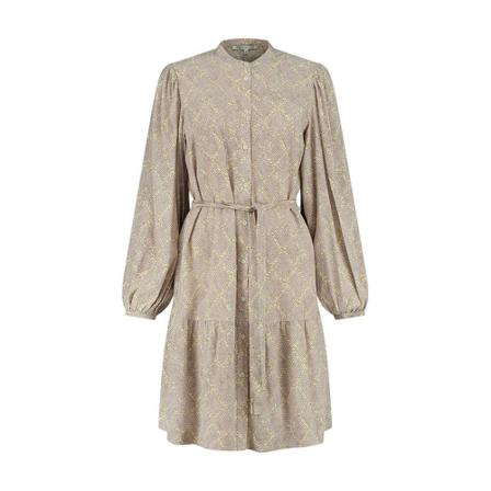 Fifth House Long Sleeve Dress , Beige , Dames , Maat: L Casual jurken