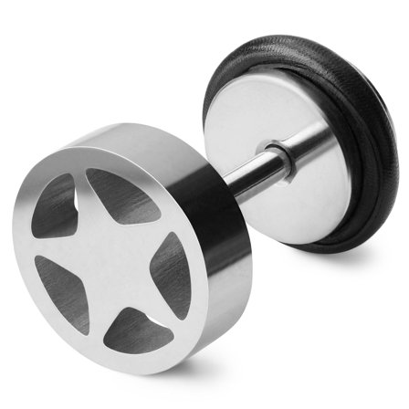 Stalowy fałszywy plug z gwiazdką dla mężczyzn - Wkręty