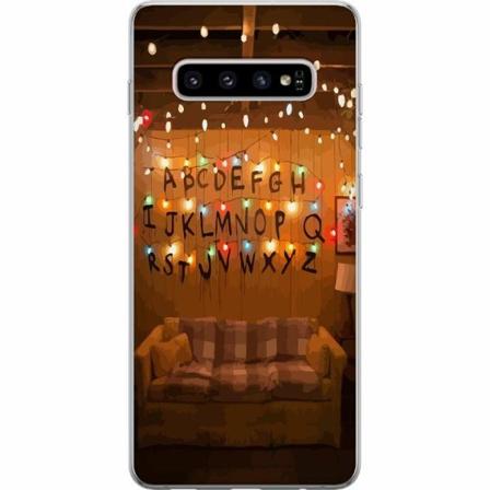 Samsung Galaxy S10+ Genomskinligt Skal Stranger Things