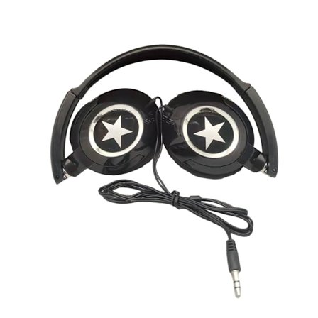 Hodetelefoner Ledning Sammenleggbar Lettvekt Headset for Mobiltelefoner Nettbrett Smarttelefoner Laptop 3.5mm Ledning Hodetelefon