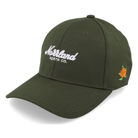 SQRTN - Grön adjustable Keps - TGN Script Hooked Cap Dark Mash Adjustable @ Hatstore
