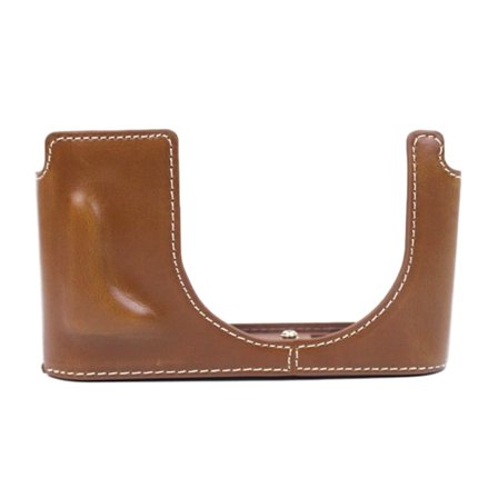 Leica Q2 läderfodral för halva kroppen - Brun