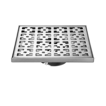 Udendørs gulvafløb stort gulvafløb lavet af 304 rustfrit stål egnet til have balkon gårdsplads (20x20cm)