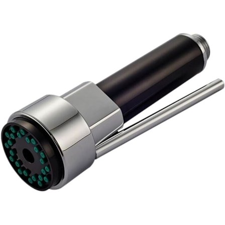 Kjøkkenkran Sprøyte Messing Kjøkkenvask Sprøyte Utrekkbar Blandebatteri Kran Sprøyte Erstatning for Uttrekkbar Kran Sprøyte, Krom, G1/2, Carivent, 