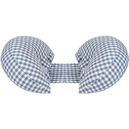 Graviditetspude, sidepude, dobbelt støtte til krop, mave, ryg og knæ