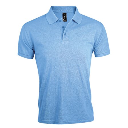 SOLs Prime Pique Plain Kortärmad Poloskjorta S Sky Blue