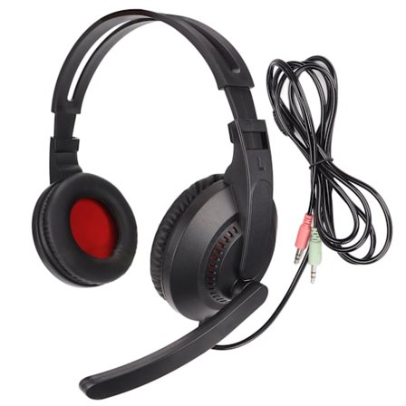 Gaming Headset Mega Bass 3D Surroundljud Ergonomisk Design 360 Graders Mikrofon Trådbundet Gaming Headset för Hemmakontor