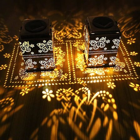 Aurinkolyhty, riippuva aurinkolyhty ulkokäyttöön, vedenpitävä, 1 kpl, lyhty koristeellinen pöytälyhty patiolle, kuistille, pihalle, polulle