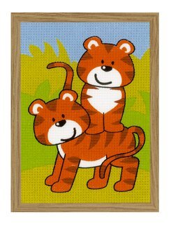 Broderikit Stramaljtavla Tigerlek