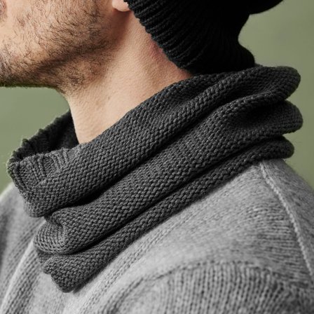 Frang Montagna šedá trubicová šála pro muže - Zimní šály