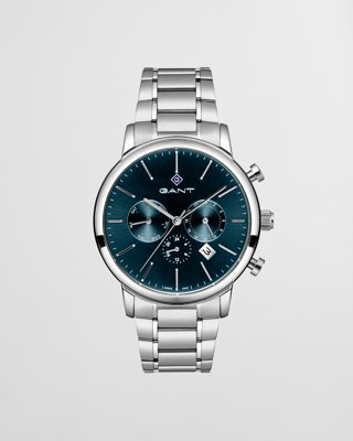 GANT - Cleveland 42mm herreklokke denim blue melange
