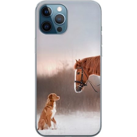 Kompatibelt Mobildeksel til Apple Apple iPhone 12 Pro Hest & Hund