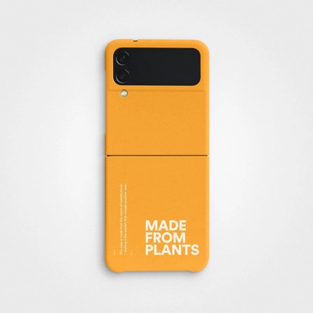 Compostable Mobile Case Yellow Made from Plants | agood company, Samsung Flip 2022