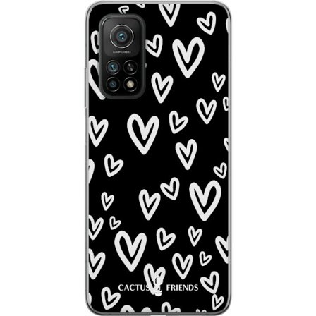 Kompatibelt Mobildeksel til Xiaomi Xiaomi Mi 10T Pro 5G Cactus and Friends - Handdrawn Love Chaos