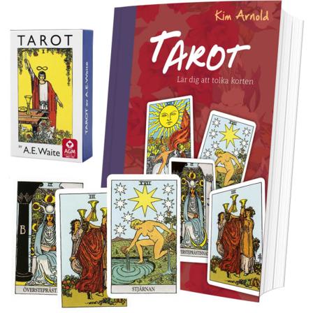 Tarotpaket: Tarotbok + Waite svensk tarot (pocket) zdq
