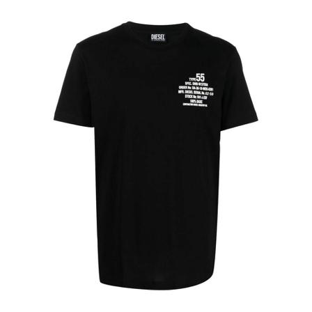 Diesel, T-Shirts Zwart, Heren, Maat:M