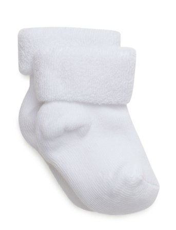 mp Denmark Cotton Baby Sock - White - 17/18